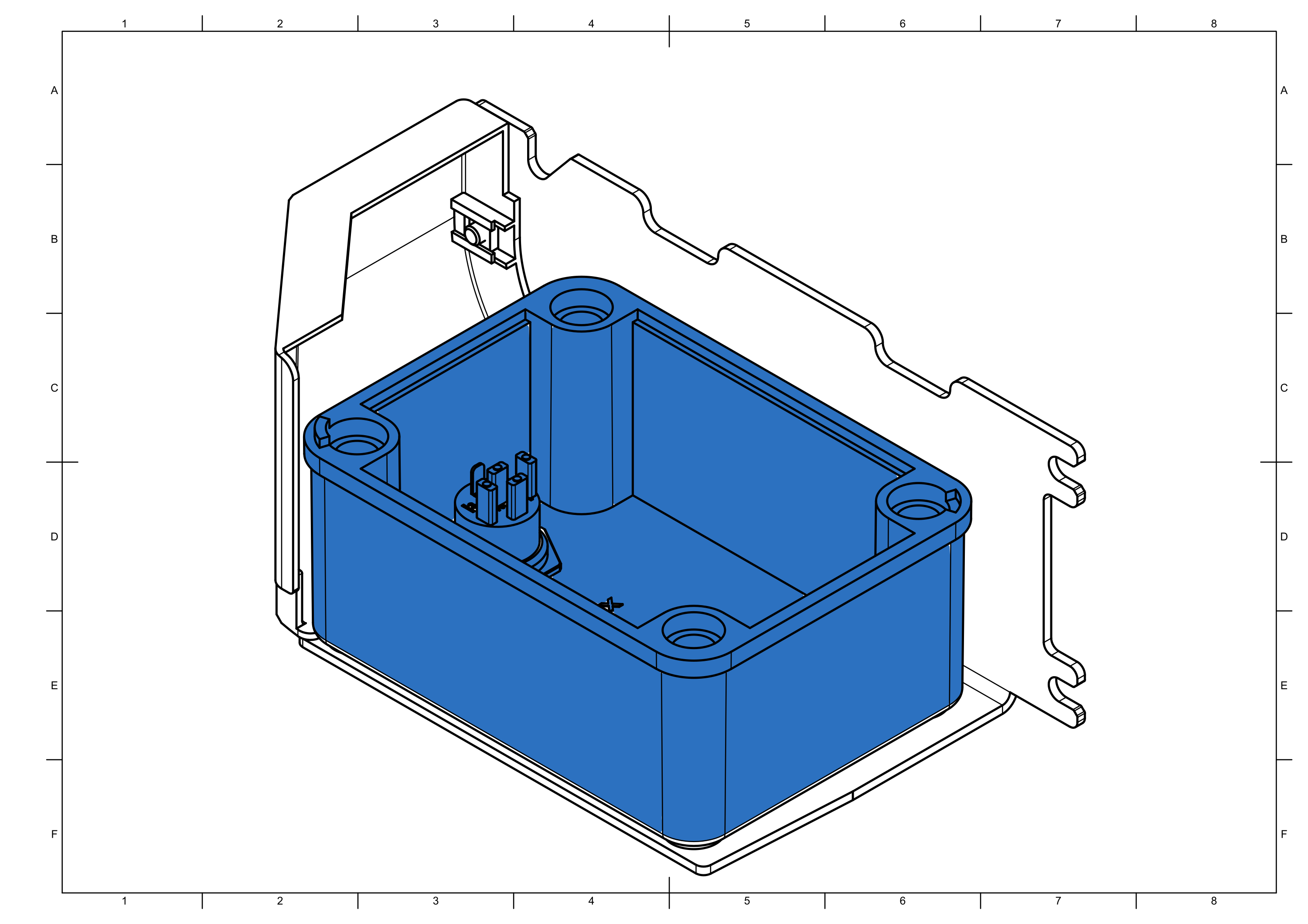 Attached battery box