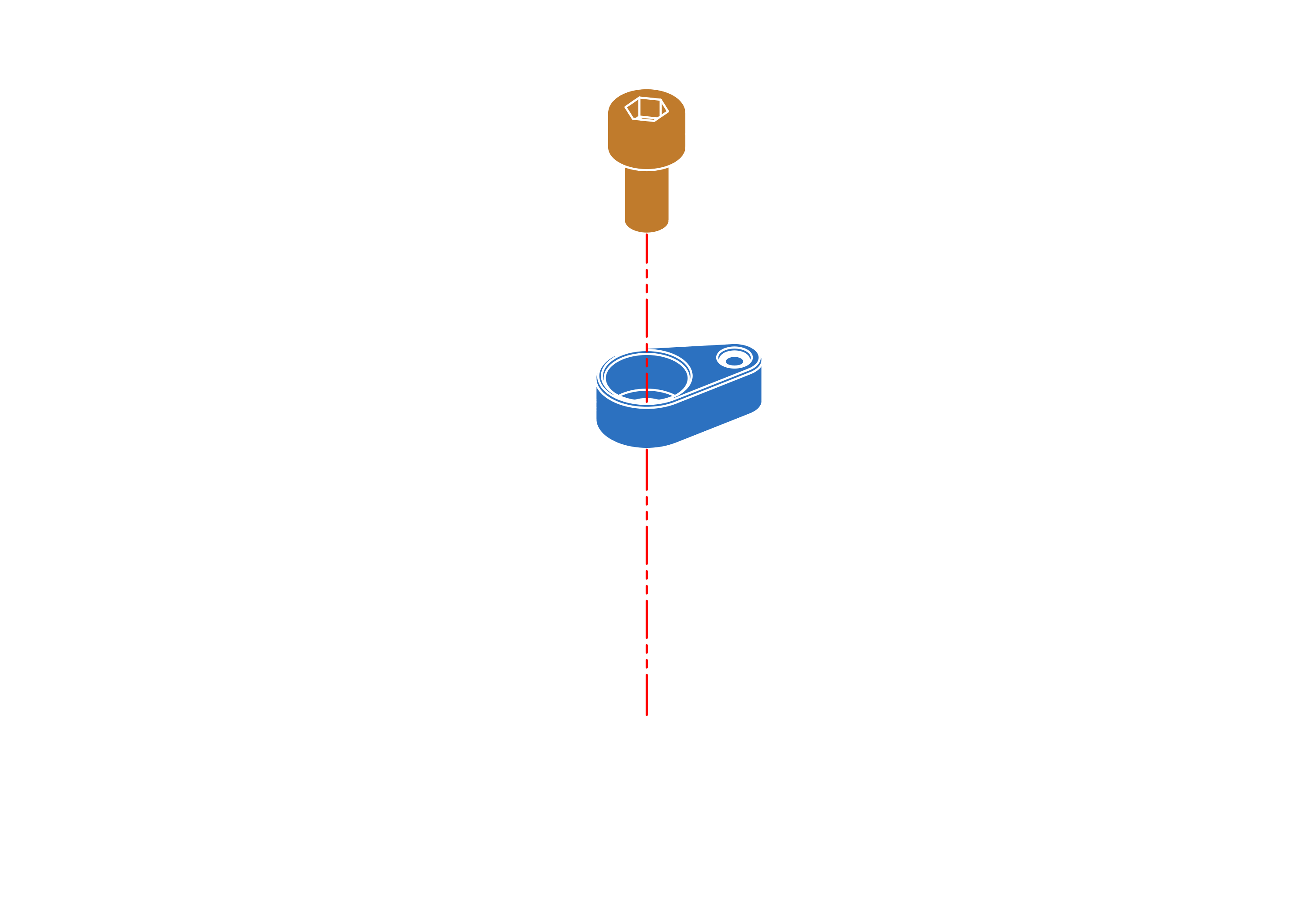 Attaching USB plug mount