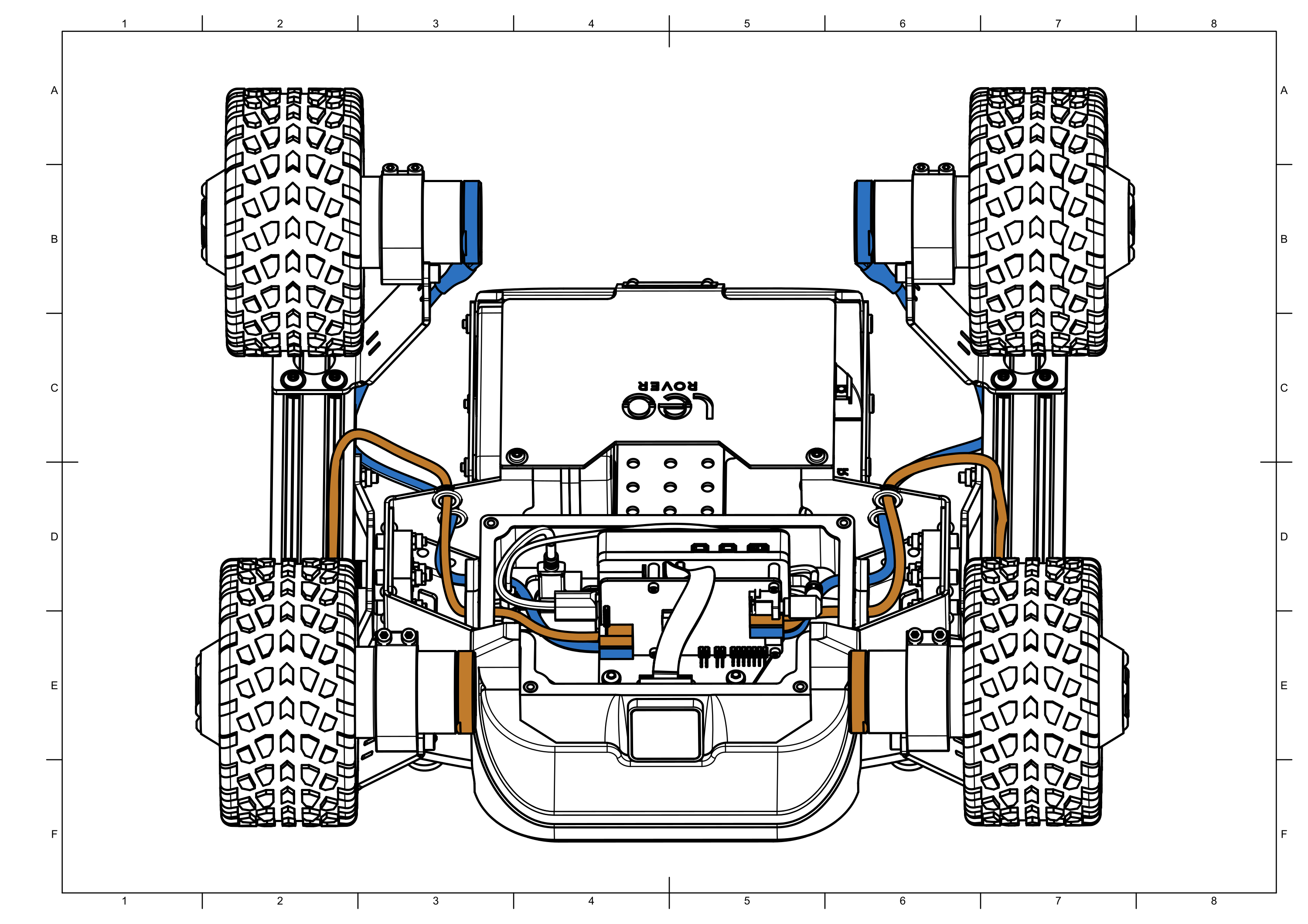 Attaching wheel cables