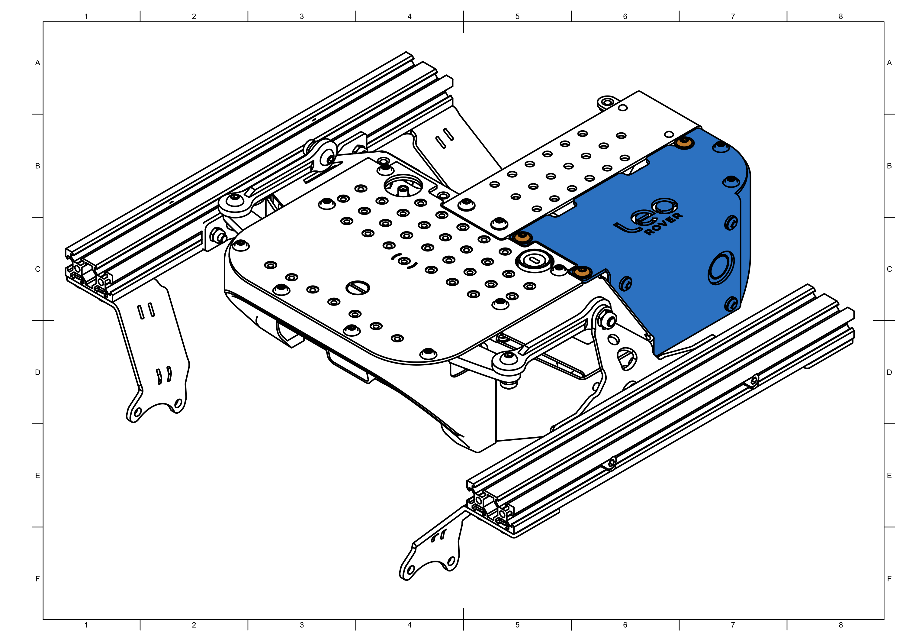 Assembled battery quarter